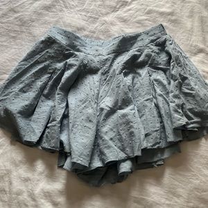 Cider Ruffle Wide Leg Ultra Shorts